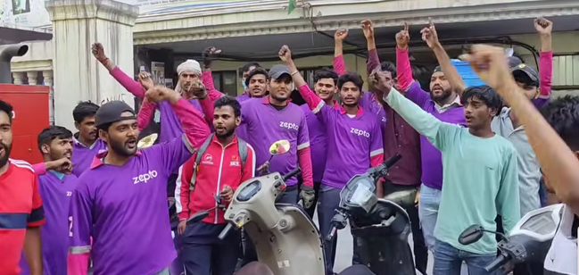 Zepto Delivery Boys Strike: Deliveries Halted in Dwarka, Anger Erupts Over Declining Earnings